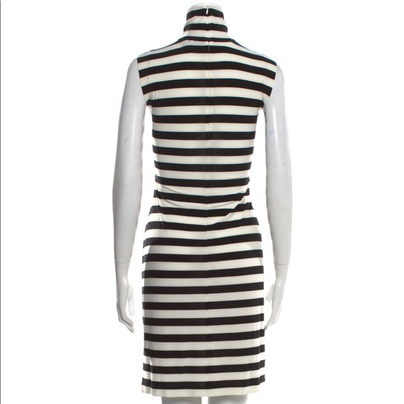 Norma kamali white and black striped dress - Picture 3 of 3